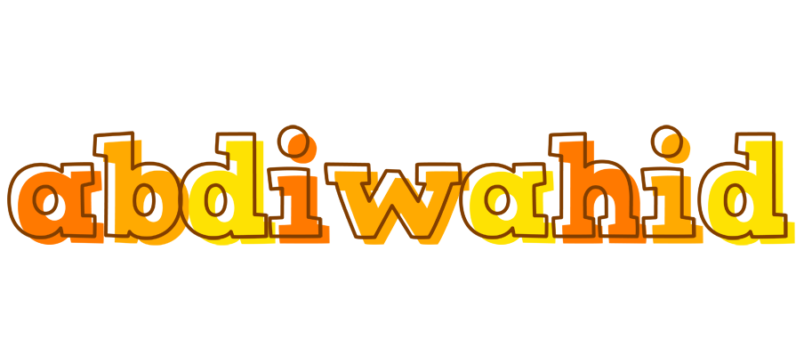 Abdiwahid desert logo