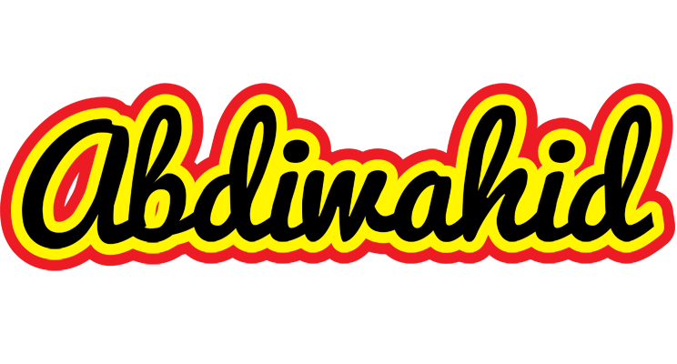 Abdiwahid flaming logo