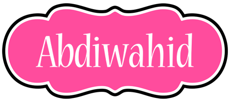 Abdiwahid invitation logo