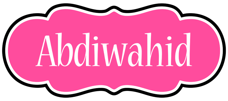 Abdiwahid invitation logo
