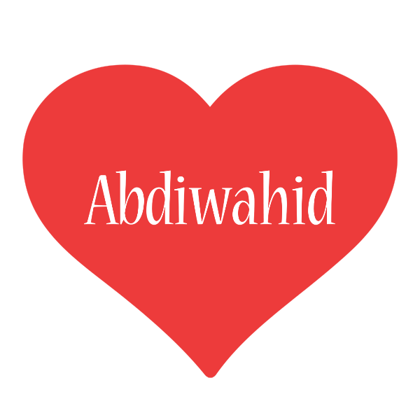 Abdiwahid love logo
