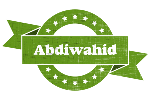Abdiwahid natural logo