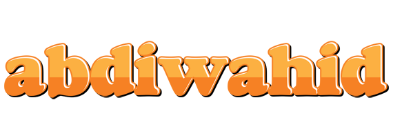 Abdiwahid orange logo