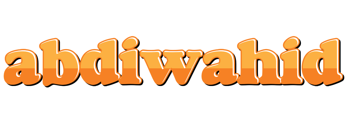Abdiwahid orange logo