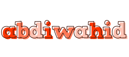 Abdiwahid paint logo