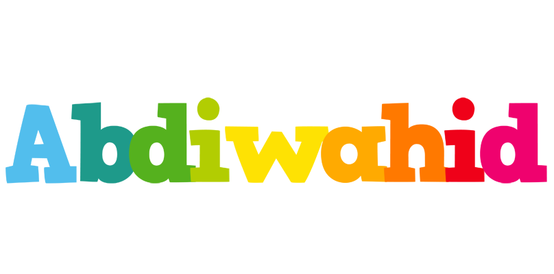 Abdiwahid rainbows logo