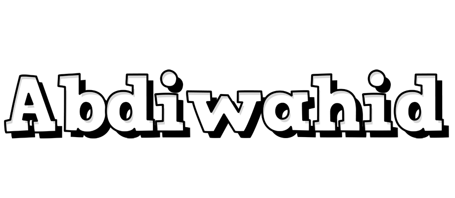 Abdiwahid snowing logo