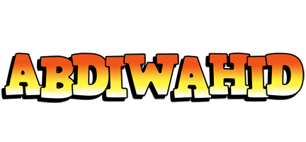 Abdiwahid sunset logo