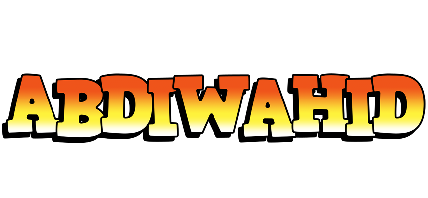 Abdiwahid sunset logo