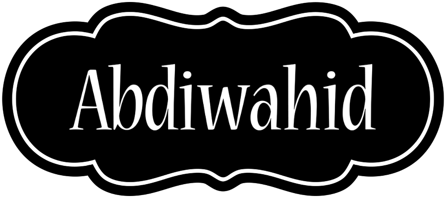 Abdiwahid welcome logo