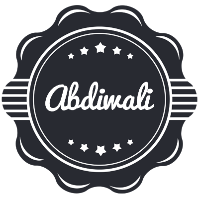 Abdiwali badge logo