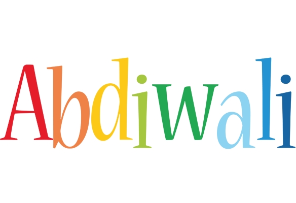 Abdiwali birthday logo