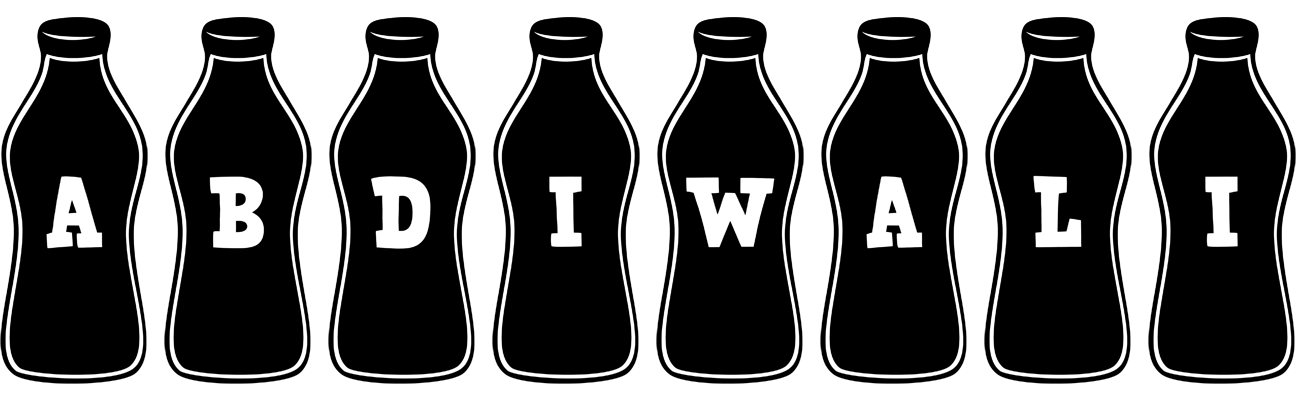 Abdiwali bottle logo