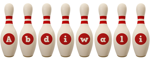 Abdiwali bowling-pin logo