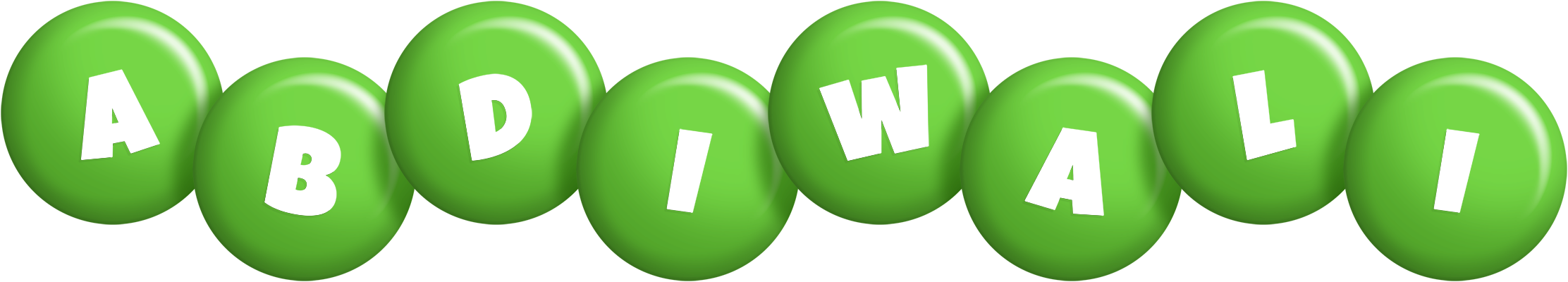 Abdiwali candy-green logo