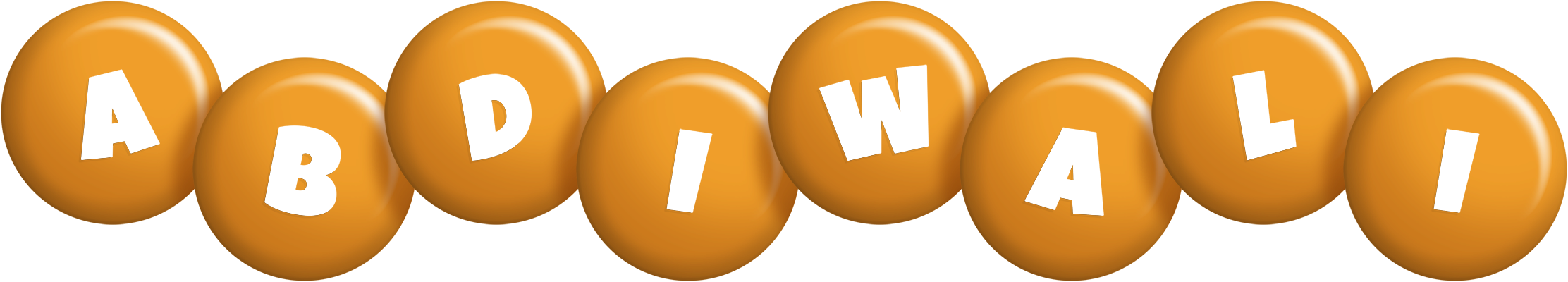 Abdiwali candy-orange logo
