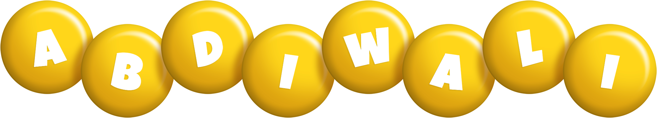 Abdiwali candy-yellow logo