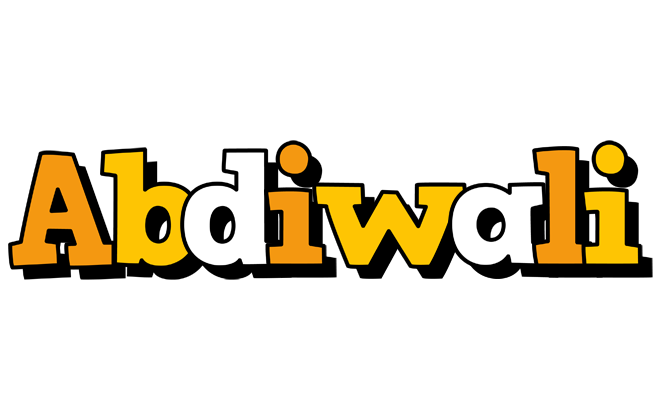 Abdiwali cartoon logo