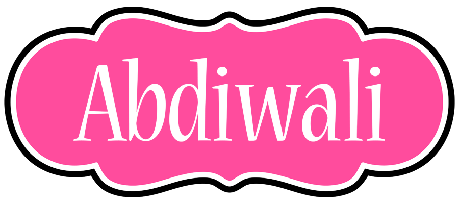 Abdiwali invitation logo