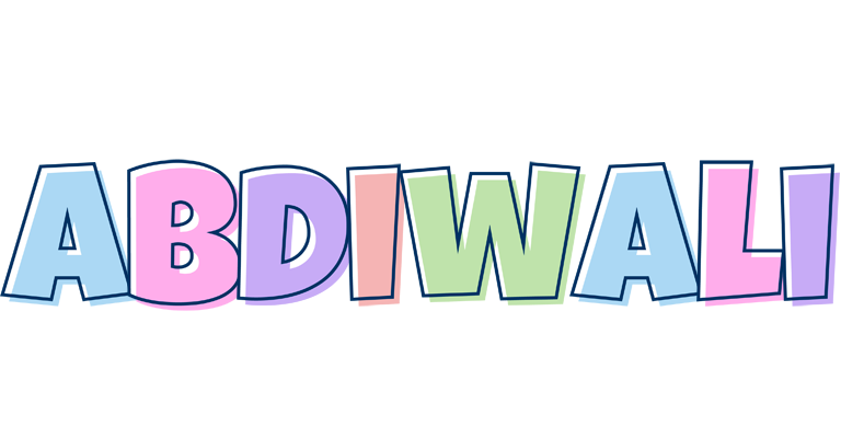 Abdiwali pastel logo