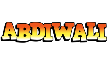 Abdiwali sunset logo