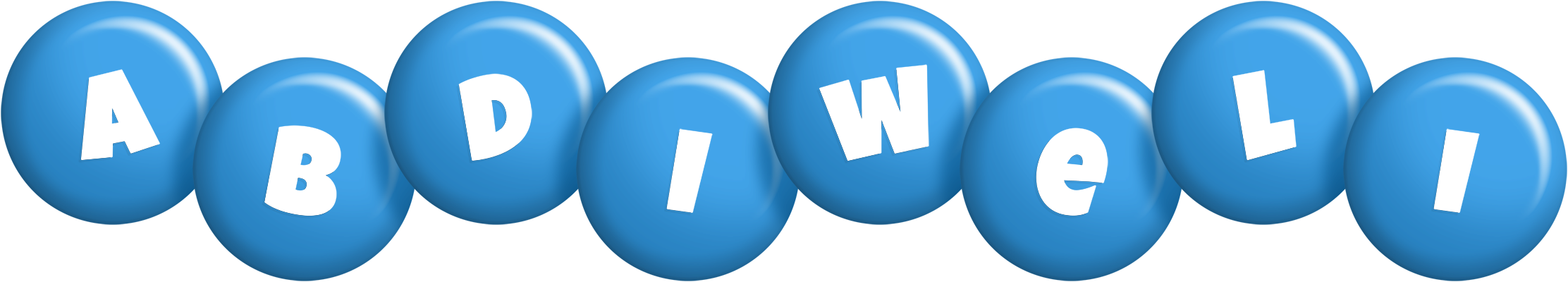 Abdiweli candy-blue logo