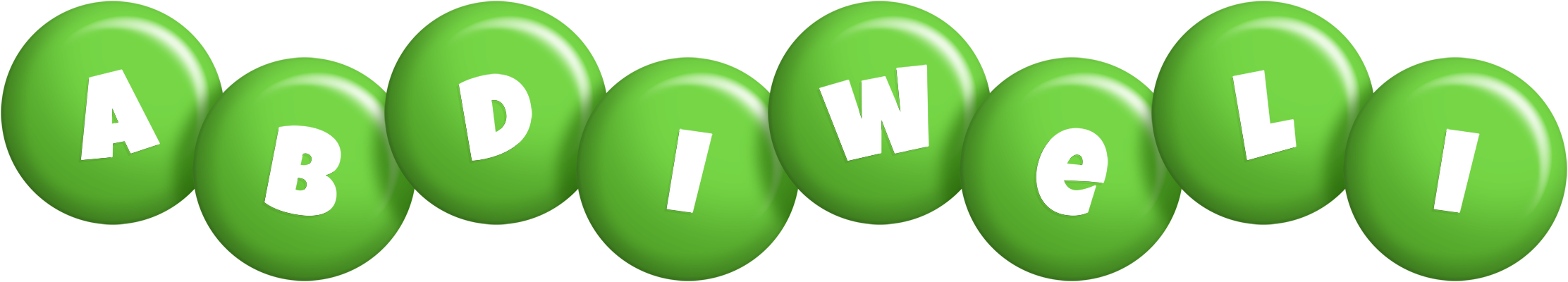 Abdiweli candy-green logo
