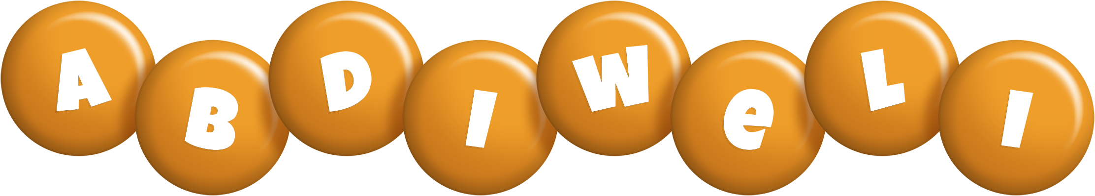 Abdiweli candy-orange logo