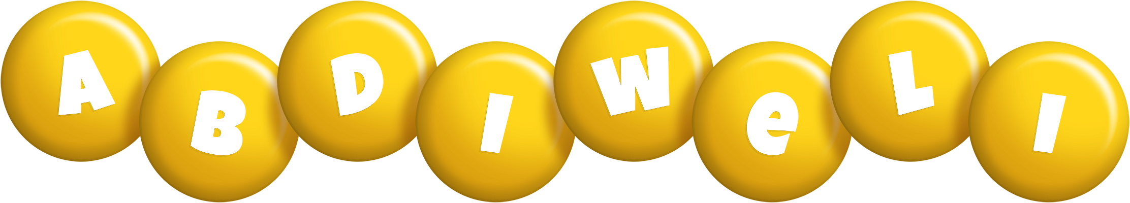 Abdiweli candy-yellow logo