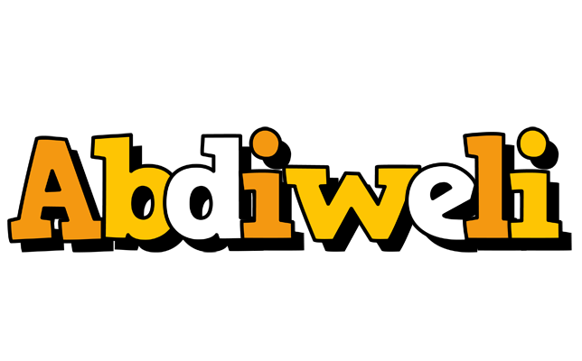 Abdiweli cartoon logo