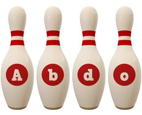 Abdo bowling-pin logo