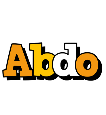 Abdo cartoon logo