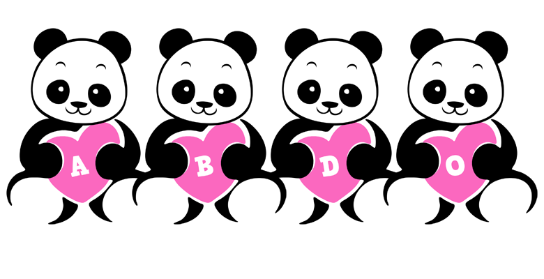 Abdo love-panda logo