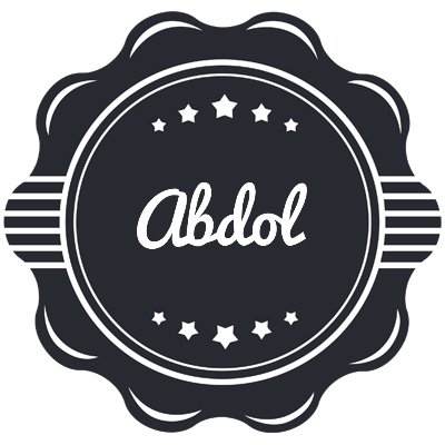 Abdol badge logo