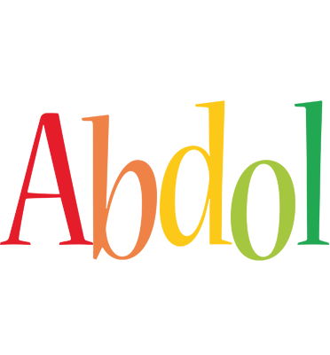 Abdol birthday logo