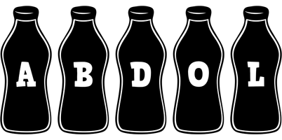 Abdol bottle logo