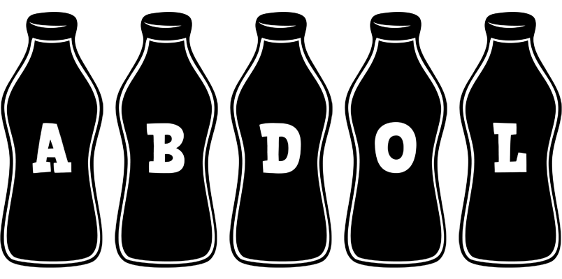Abdol bottle logo
