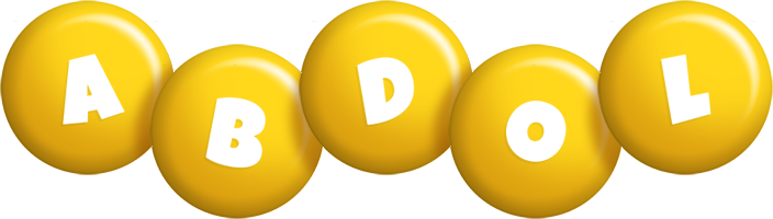 Abdol candy-yellow logo