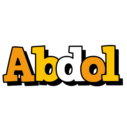 Abdol cartoon logo