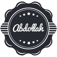 Abdollah badge logo