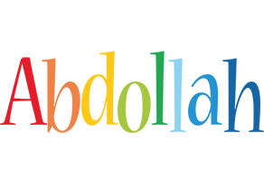 Abdollah birthday logo