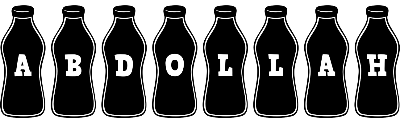 Abdollah bottle logo