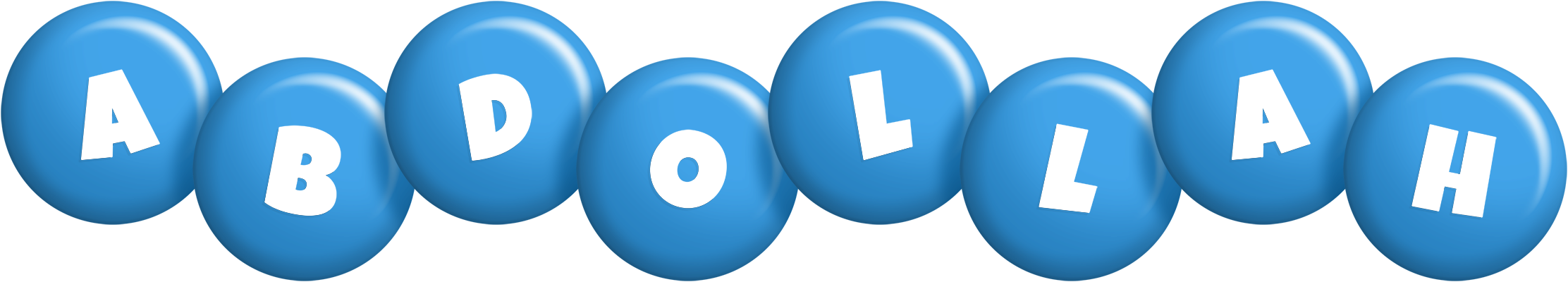 Abdollah candy-blue logo