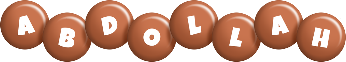 Abdollah candy-brown logo