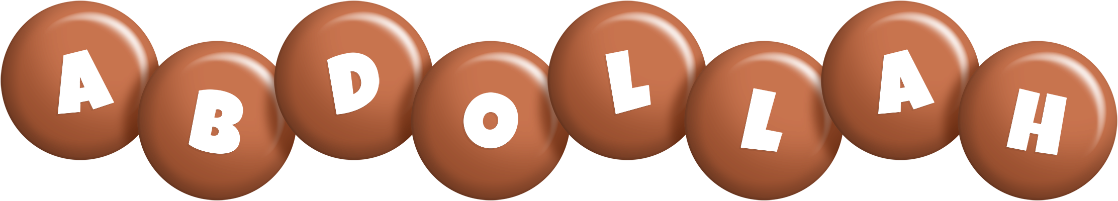 Abdollah candy-brown logo