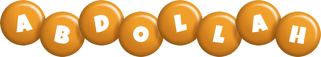 Abdollah candy-orange logo