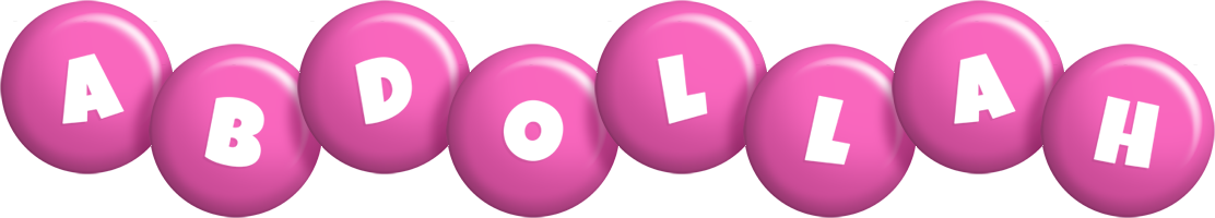 Abdollah candy-pink logo