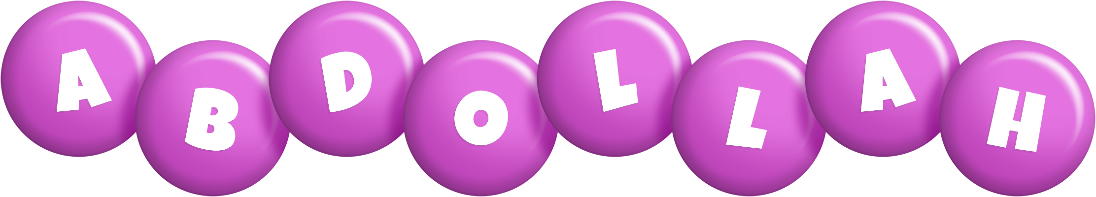 Abdollah candy-purple logo