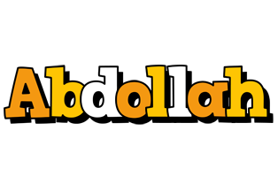 Abdollah cartoon logo