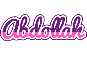 Abdollah cheerful logo